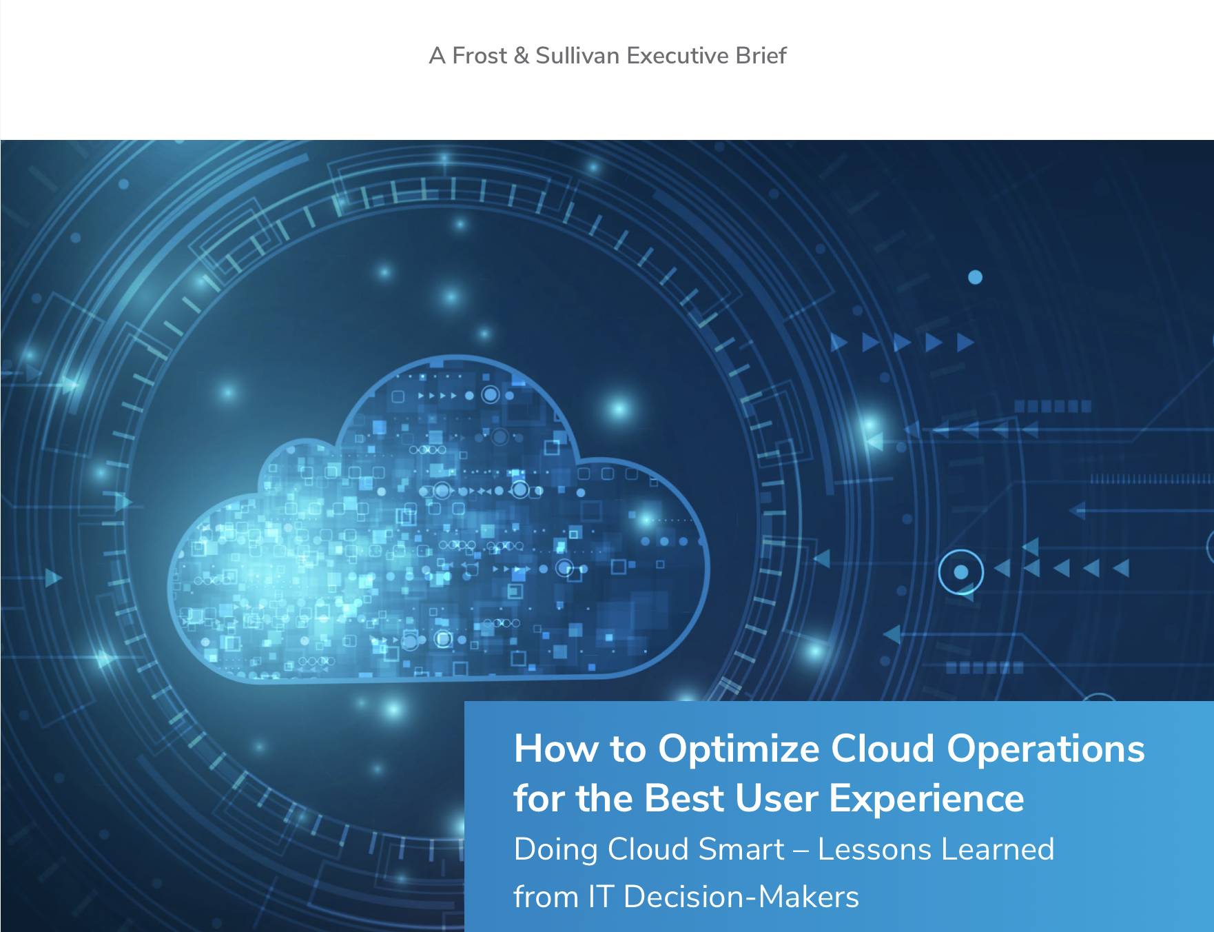 How to Optimize Cloud Operations for the Best User Experience