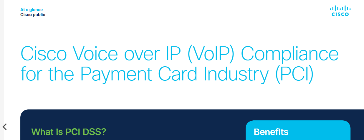 VoIP Compliance for the Payment Card Industry