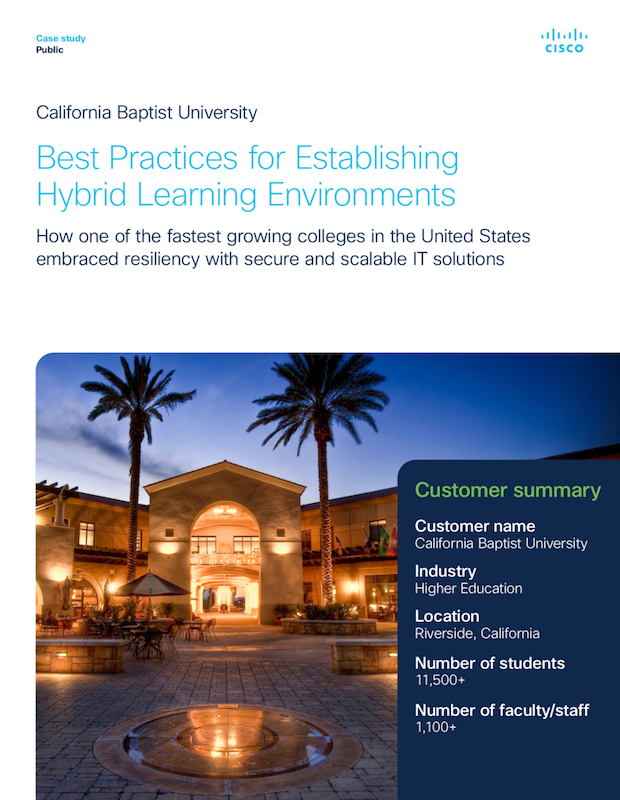 Case Study (Edu): Best Practices for Establishing Hybrid Learning Environments