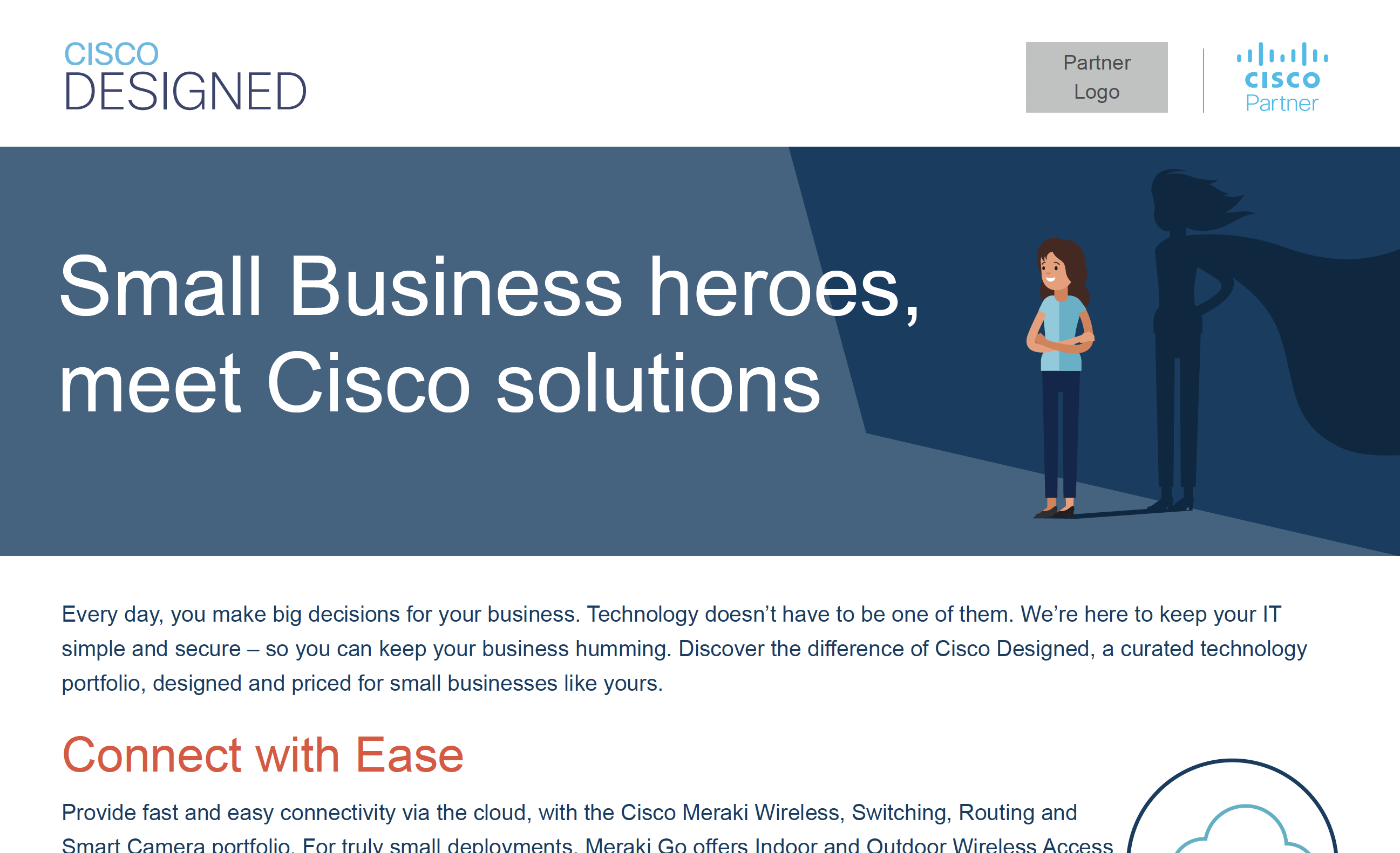 Small Business heroes, meet Cisco solutions