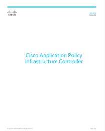 Cisco Application Policy Infrastructure Controller