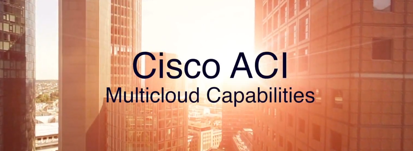 Cisco ACI Walkthrough