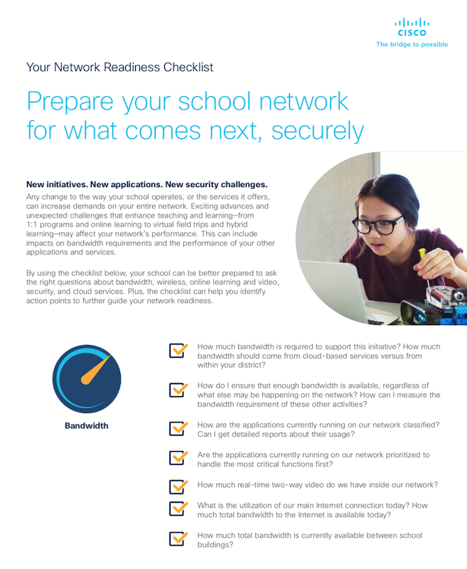 Checklist (Edu): Prepare your school network for what comes next, securely