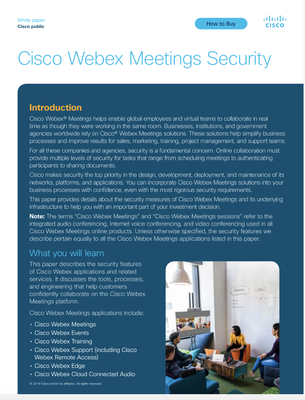 Cisco Webex Meeting Security