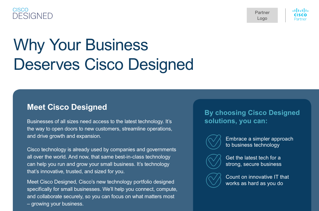 Cisco Designed