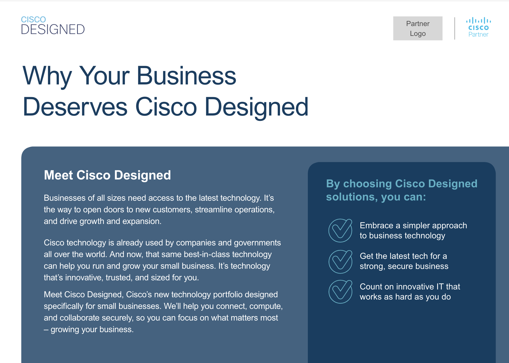 Cisco Designed