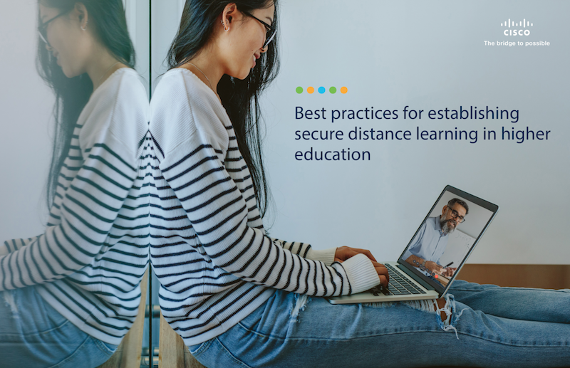 Best practices for establishing secure distance learning in higher education