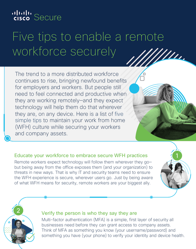 (Security): Five tips to enable a remote workforce securely