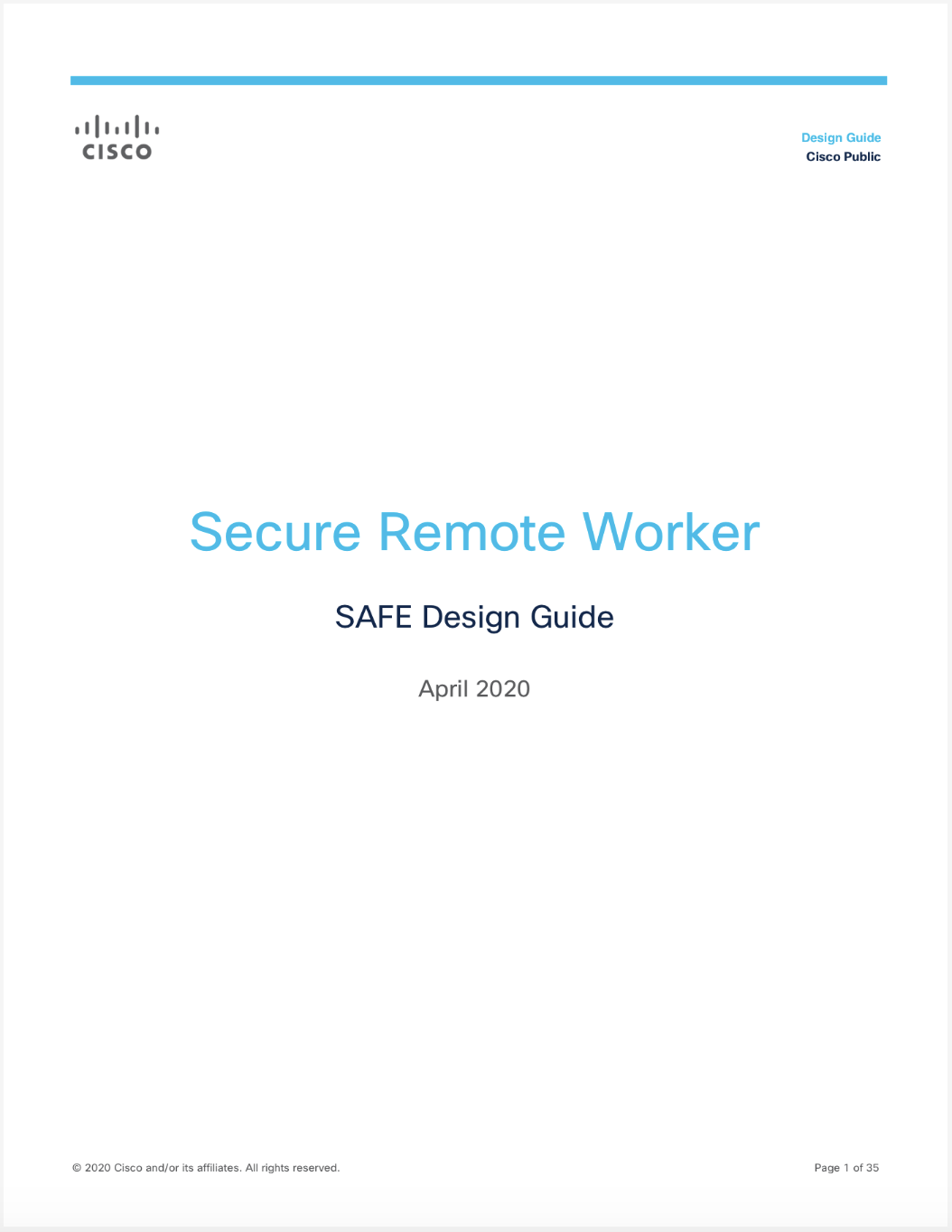 Cisco Security - Secure Remote Worker