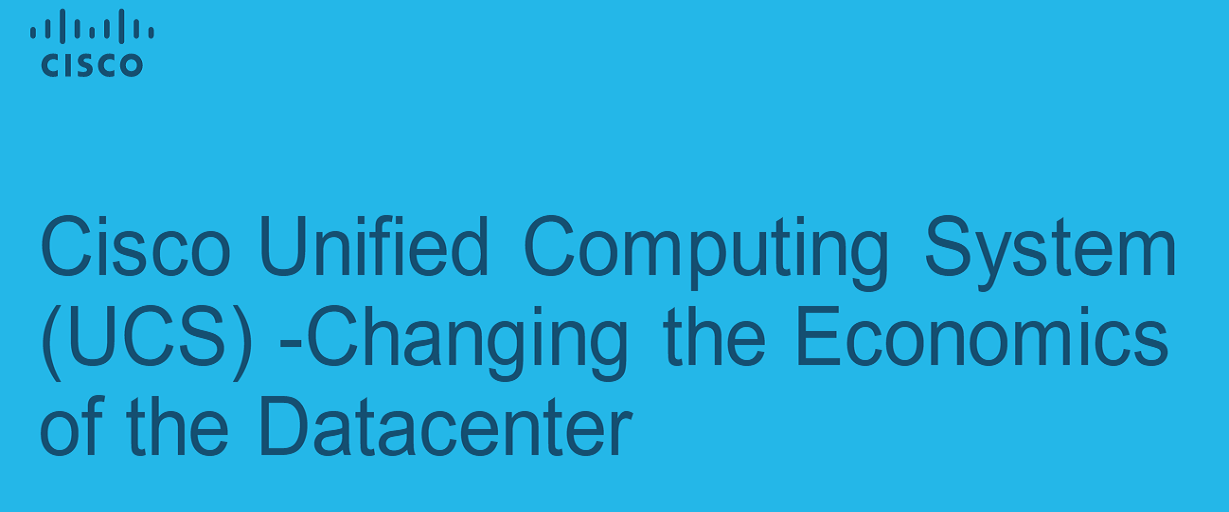 Changing the Economics of the Datacenter